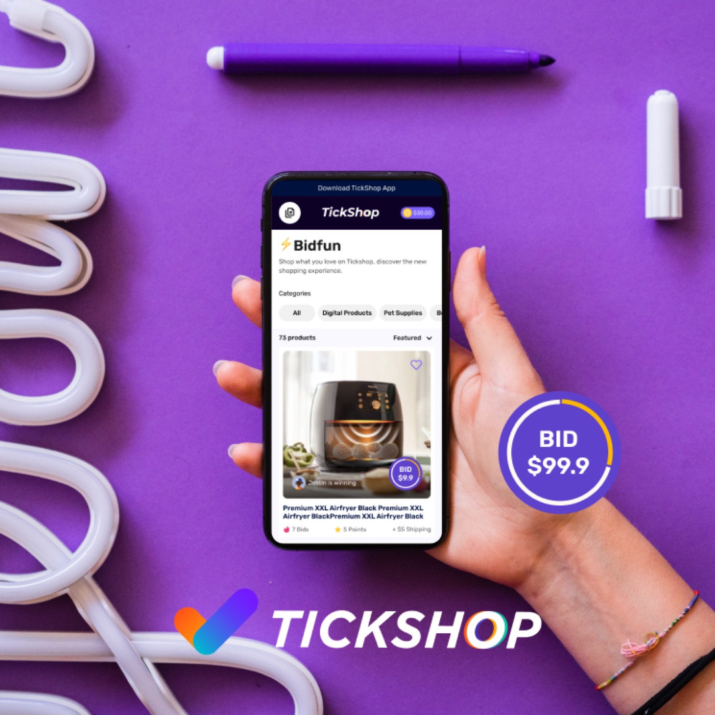 TickShop campaign
